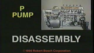 BOSCH P-Pump Disassembly