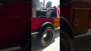 12V Cummins swapped Crew Cab Square Body  #chevy #obs #cummins #squarebody