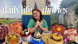 Korea Vlog My Birthday Week in Korea - 먹방 week | Daily Life Diaries