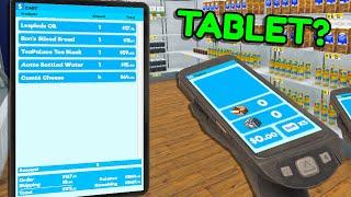 A NEW TABLET UPDATE IN Supermarket Simulator Part 4?!