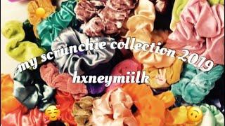 my scrunchie collection 2019 ️//hxney