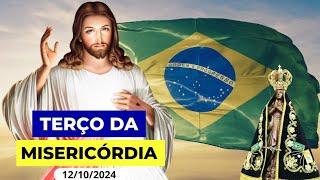 Terço da Misericórdia Ao Vivo de Hoje - 12/10/2024 |Dia de Nossa Senhora Aparecida, Rainha do Brasil