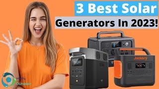 THE 3 BEST SOLAR GENERATORS! (TOP 3)