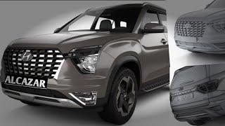 Hyundai Alcazar 3D Rendered || Creta 7 seater ALCAZAR!!
