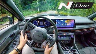 The New 2024 Hyundai Sonata N Line 2.5T FACELIFT POV Test Drive