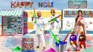  Celebrated Holi With Franklin  Indian Theft AutoIndian Bike Driving 3d New Update