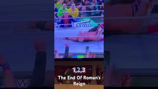Cody with the pinfall! The end of Roman’s Reign! #wwe