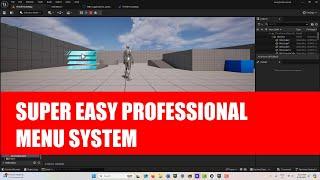 Super Easy Professional Menu System in Unreal Engine 5.4 (Using UI Material Lab)