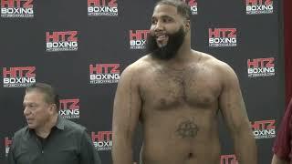 Hitz Boxing Weigh In (William Langston vs Caleb Hernandez)