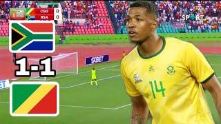 Congo vs South Africa | afcon qualifiers highlights | bafana bafana highlights today