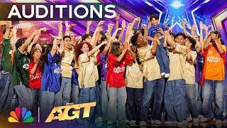 Dance Crew Espiritu Brings The ENERGY! | Auditions | AGT 2024