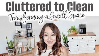 Cluttered to Clean: Transforming a Small Space. Decluttering Spaces for a Minimalist Lifestyle!