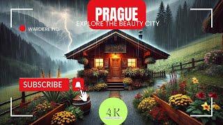 Walking Tour - Prague Czech Republic Rain 2024, 13 September - Tourist Travel 4K - travel channel