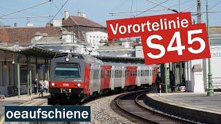 Die Vorortelinie mitten in der Stadt! S45 I Sbahn-Wien ÖBB I oeaufschiene