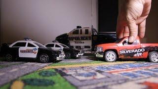 Tonka Police Chase VS RC Pick Up Truck TOY CARS Crazy Action! iMagination!