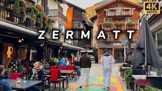 ZERMATT, THE MOST BEAUTIFUL TOWN IN SWITZERLAND 4K WALKING TOUR