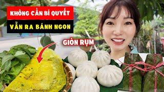 Không Cần Dùng Bí Quyết Mà Vẫn Làm Ra Bánh Xèo, Bánh Giò, Bánh Chuối Hấp Cốt Dừa Ngon Tuyệt Vời