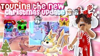 Touring the *NEW* CHRISTMAS UPDATE in Adopt Me!️ (*shocked*)  #adoptmeroblox #adoptmepreppy