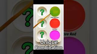 Can You Guess the Color Mix? 46 (Easy to Hard)  #ColorMixing #Satisfying
