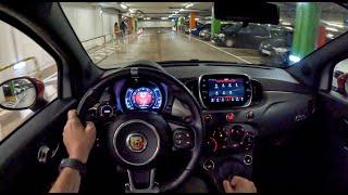 Abarth 595 Pista Night In Madeira  | POV Test Drive #1140 Joe Black