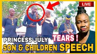 Princess jully burial | children speak | son sheds tears | princess jully burial live