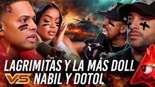 LA MAS MAS DOLL APOYADA POR LAGRIMITAS SE PONE LOS GUANTES CON DJ NABIL Y EL DOTOL NASTRA