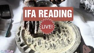 Ifa Reading and Divination Process with Ikin Ifa by Babalawo Baba Karimu Adeyemi in Nigeria