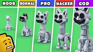 LEGO Zoonomaly: How To Build Smiling Cat? (Noob, Pro, Hacker, and God)