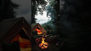 Campfire Crackling Sounds | Peaceful Nature Escape#asmr #nature#campfiremagic#camping #campingvibes
