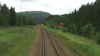 [9:56 Hours] Train Journey to the Norwegian Arctic Circle, SUMMER [1080HD] SlowTV