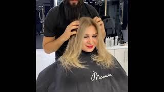 #hair Hair color transformation by @oussama.sabbagh      #hairtransformation #oussama_sabbagh