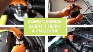 COMO CAMBIAR ACEITE A UN COCHE MUY FÁCIL Y EN CASA.