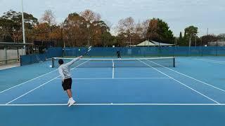 Relax & Chill Tennis Rally & Points Practice with Nguyen #tennis