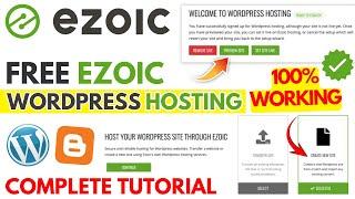 Ezoic Free WordPress Hosting For LifeTime | How To Connect Ezoic Hosting | Ezoic Hosting Review