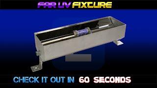 40W Far-UV Excimer Disinfection Fixture - KILLS 99% Viruses & Bacteria Skin & Eye SAFE!