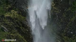 AMAZING Waterfall - DRONE VIDEO ***with Rainbow***