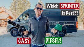 Sprinter Van Gas Engine vs Diesel  - Which is the BEST Sprinter for Your Van Build???