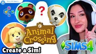 making Animal Crossing Villagers in The Sims 4