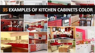 35 The Examples of Kitchen Cabinets Color (Bright Colors Edition) - DecoNatic