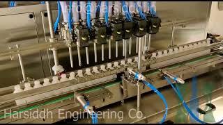 12 Heads Servo Liquid Filling Machine, Servo Liquid Bottle Filling Machine