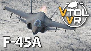 VTOL VR - F-45A Introduction and Stealth Mission walkthrough