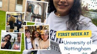 my first week at University of Nottingham, UK!! #welcomeweek