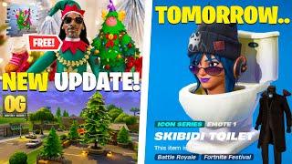 Fortnite NEW Update - Everything to Expect! (Skibidi Toilet, FREE Snoop Dogg Skin)