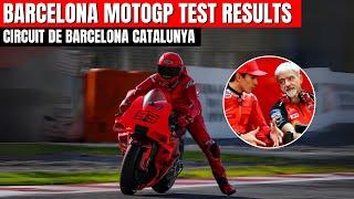 Live MotoGP Test Barcelona Result | Marc Marquez Disappointing