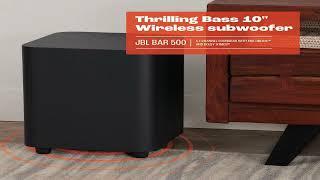 Christmas Sale: JBL Bar 500: 5.1-Channel Soundbar with MultiBeam™ and Dolby Atmos®