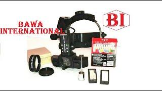 Binocular Indirect Ophthalmoscope with Accessories & Case Manufactured by Bawa International