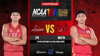 LPU vs Mapúa (Men’s Basketball) | NCAA Season 100 - Replay