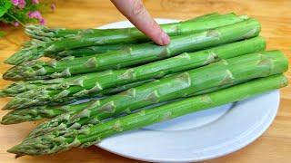 How To Cook Asparagus - A recipe of ，Fried Asparagus ， food, cuisine, cooking  ‍ Incredible 