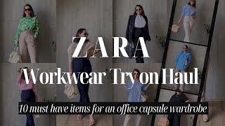 Workwear Haul from ZARA’s latest collection- How to create an Office capsule wardrobe with style