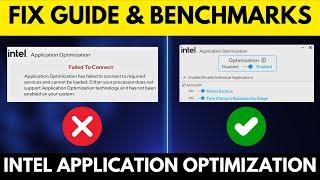 How to Fix Intel Application Optimization App in a few seconds